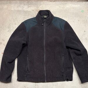 Men's Black Eddie Bauer Fleece Jacket